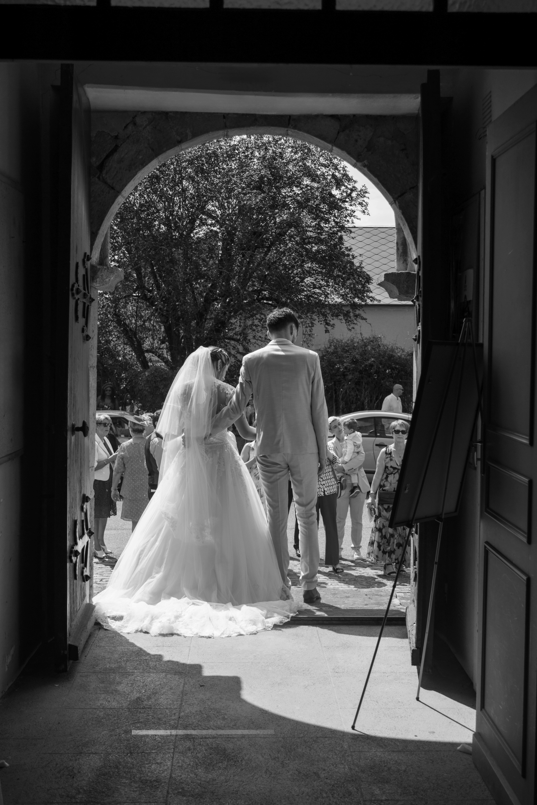 Photo de mariage, moment d'émotion